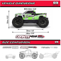 Preview: 1/10 GRANITE MEGA 665 4X4 RTR Brushed Monster Truck