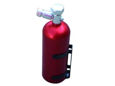 Feuerlöscher, Rot Aluminium Fire Extinguish, red aluminium