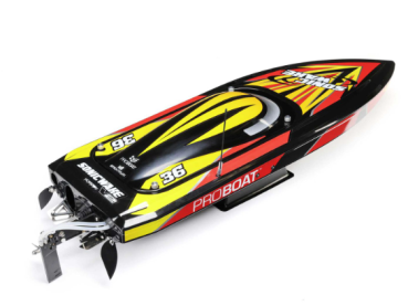 Preview: Sonicwake V2 36" Self-Righting 91,4cm 80+km/h Brushless Deep-V RTR, Black