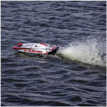 Blackjack 24" V2 Catamaran Brushless: 61cm 70kmh+ RTR, Vegas Offshore