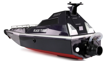Preview: Black Turbo Militärboot mit Jetantrieb 420mm 28km/h RTR schwarz