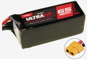 Robbe Modellsport RO-POWER ULTRA HP 1800MAH 22,2 VOLT 6S 25(50)C LIPO AKKU