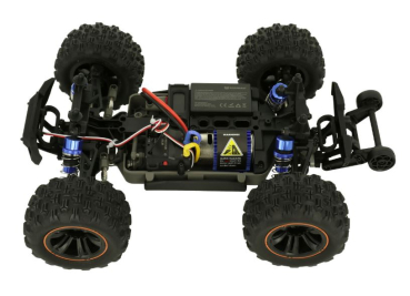 Preview: MANIAC Hyper GO Fury Brushed Truggy 1/16 blau/orange