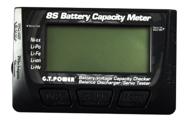 Digital Battery Capacity Checker • NiCd • NiMH • LiFe • LiPo