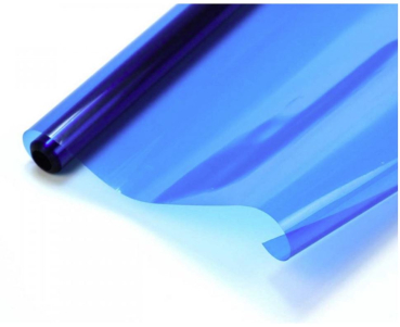 Fix It! Bügelfolie transparent blau 2m x 0,64m
