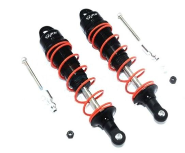 Aluminium Dämpfer hinten 110mm schwarz GPM ARRMA Senton, Typhon, Kraton (v), Talion (v) 6s