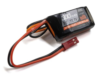 3S 11.1V 300mAh 30C LiPo Battery: RCY BEC
