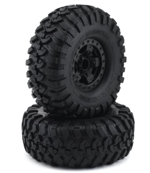 Canyon Trail 5.3x2.2 Reifen auf TRX-4 Felgen schwarz (2) TRAXXAS (speziell für Long Arm Lift Kit)