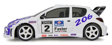 Preview: Drift Scale Car PR28 206 mit Gyro 4WD 1:28 RTR Peugeot