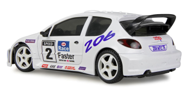 Drift Scale Car PR28 206 mit Gyro 4WD 1:28 RTR Peugeot