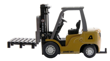 Preview: Mini-Gabelstapler aus Metall, mit Anhänger, proportional 8-Kanal 1:64 RTR