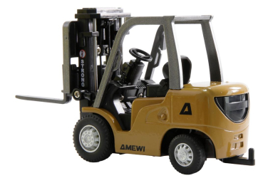 Preview: Mini-Gabelstapler aus Metall, mit Anhänger, proportional 8-Kanal 1:64 RTR