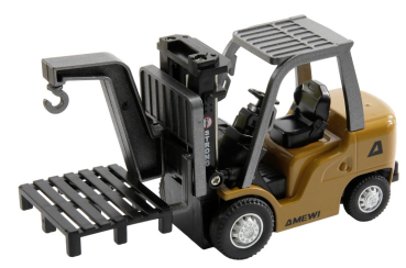 Preview: Mini-Gabelstapler aus Metall, mit Anhänger, proportional 8-Kanal 1:64 RTR