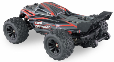 Preview: Hyper GO Truggy brushless 4WD 1:16 RTR schwarz/rot