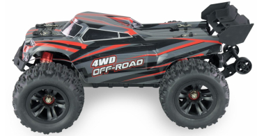 Preview: Hyper GO Truggy brushless 4WD 1:16 RTR schwarz/rot
