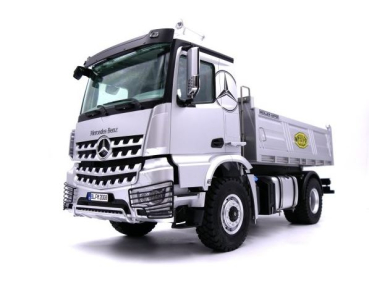 Metall Mercedes-Benz Arocs Muldenkipper 4x4 1:14 RTR silber