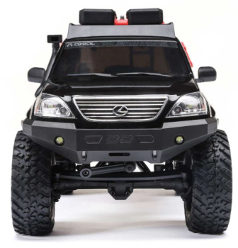 Preview: 1/24 SCX24 Lexus GX 470 4X4 RTR Brushed Rock Crawler (Battery & Charger Included), Black