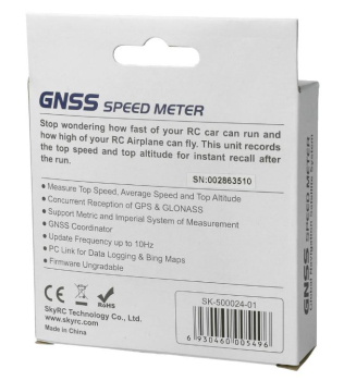 SkyRC GPS Geschwindigkeits Messgerät