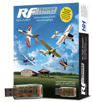 RealFlight Trainer Edition RC Flight Simulator with WS2000 Wireless Simulator USB Dongle