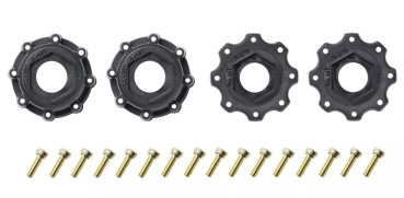 Preview: ST-MCROSS MFT 1/8 Sport auf 3.8 Felge schwarz (2) LOUISE Wechseladapter 0 & 1/2 Offset Hex 17mm