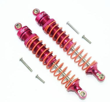 GPM Racing Alu Stoßdämpfer hinten 115mm rot für Arrma Granite/Big Rock