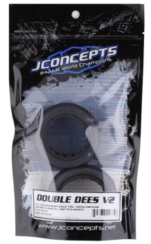 Preview: Double Dees V2 2.2 Reifen vorne supersoft/grün (2) JConcepts 1/10 Buggy 4WD
