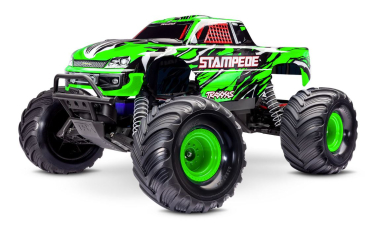 TRAXXAS Stampede 1/10 2WD Monster-Truck RTR Brushed, HD, mit Akku und 4Ampere USB-C-Lader