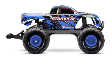 Preview: TRAXXAS Stampede 1/10 2WD Monster-Truck RTR Brushed, HD, mit Akku und 4Ampere USB-C-Lader