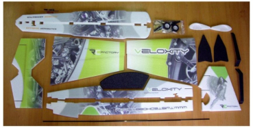 Preview: RC Factory Veloxity (rot) Combo / 1070 mm