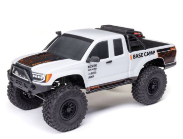 Axial 1/10 SCX10 III Base Camp 4X4 RTR Brushed Rock Crawler, White