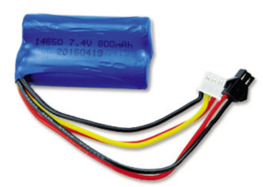 Li-Ion Akku 2S 7,4V 800mAh HBX-Stecker