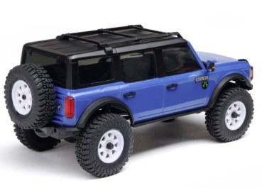 Preview: Axial 1/30 SCX30 Ford Bronco 4X4 RTR Brushed Rock Crawler (Battery & Charger Included), Blue