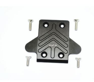 GPM Aluminium Chassisplatte unten vorn schwarz ARRMA Senton, Outcast, Notorious, Kraton 6s