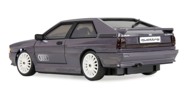 Preview: Audi quattro 1980 Onroad/Drift mit Gyro 4WD 1:28 RTR grafitgrau