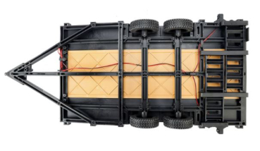Preview: Axial 1/10 SCX10 Flat Bed Vehicle Trailer - Anhänger