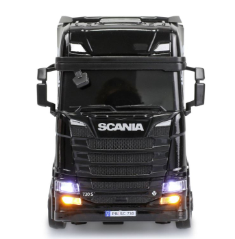 Preview: Mini-Scania 730 S mit Kofferauflieger proportional 4WD 1:64 RTR