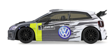 Preview: VW Polo R WRC Rallye/Drift 4WD 1:28 RTR grau