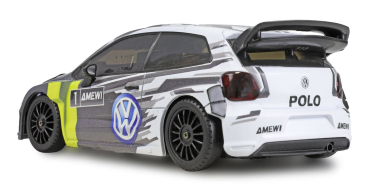 Preview: VW Polo R WRC Rallye/Drift 4WD 1:28 RTR grau