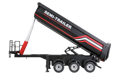 Preview: Dreiachs-Sattelauflieger mit Kippmulde 1:18 RTR anthrazit