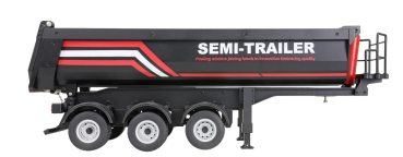 Preview: Dreiachs-Sattelauflieger mit Kippmulde 1:18 RTR anthrazit