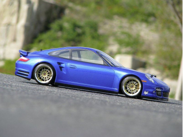 Preview: PORSCHE 911 TURBO (997) BODY (200mm) unlackiert Karosserie 1/10