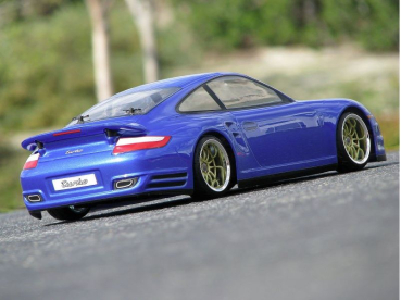 Preview: PORSCHE 911 TURBO (997) BODY (200mm) unlackiert Karosserie 1/10