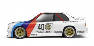 Preview: BMW E30 Warsteiner Printed Body (200mm) 1/10 lackiert