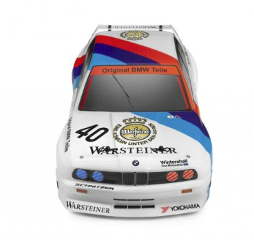 Preview: BMW E30 Warsteiner Printed Body (200mm) 1/10 lackiert