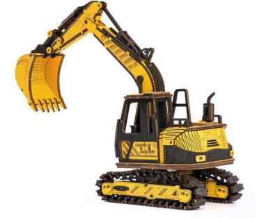 Bagger (Lasercut Holzbausatz)