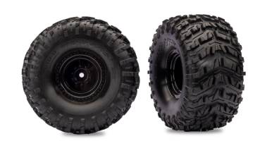 Talon MXT Reifen 2.8" / Felgen schwarz (2) TRAXXAS Elektro vorne