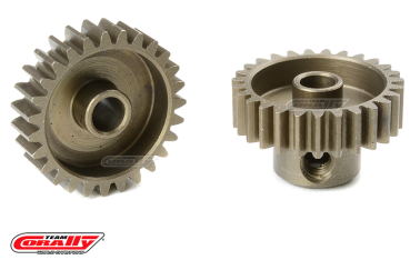 Team Corally - 48 DP Pinion - 27T - Short - Hardened Steel - Shaft Dia. 3.17mm