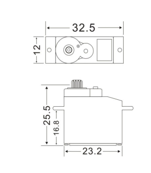 MASTER Servo DS 2312 MG