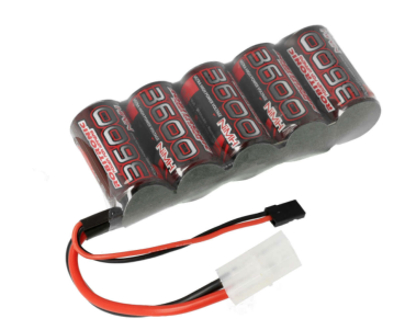 NiMH Akku 3600mAh 5 Zellen 6V Sub-C Empfängerpack 1:5