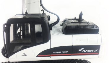 Preview: Bagger Vollmetall 1:14 weiß, 2,4GHz -- NEUESTE VERSION 4--